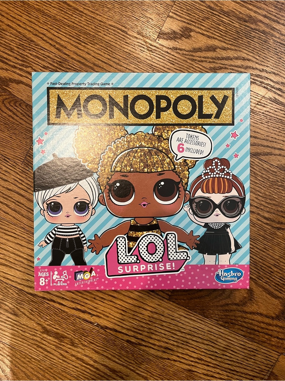 L.O.L. Surprise! Monopoly Game – Blue, Pink & Gold